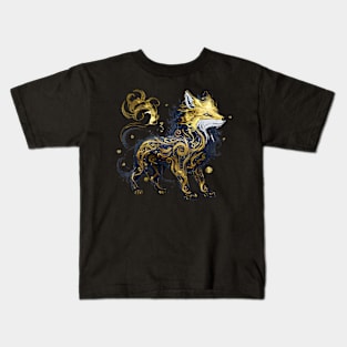 Celestial Fox Kids T-Shirt